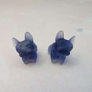 French bulldog 3D stud earrings